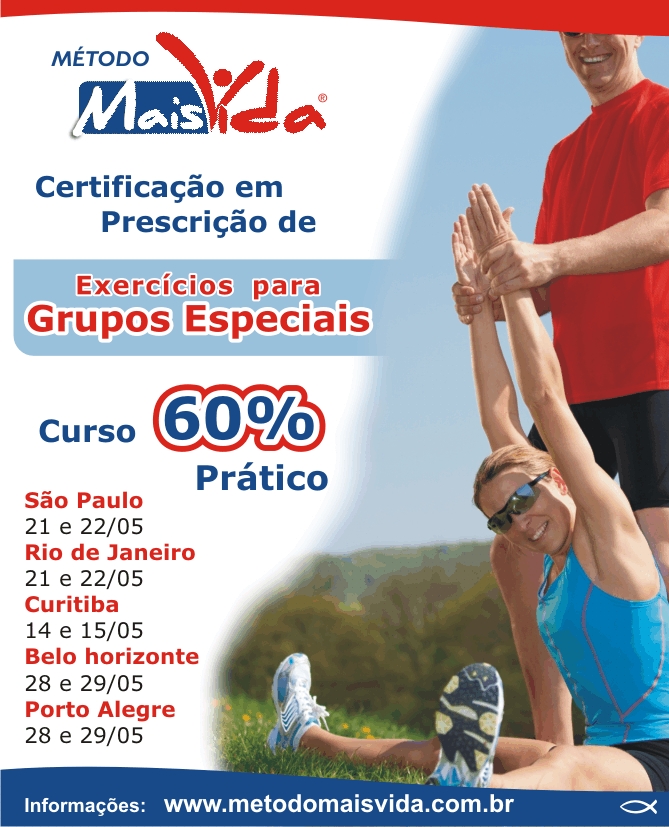 Certificacao em prescricao de exercicios metodo mais vida Certificação Metodo Mais Vida